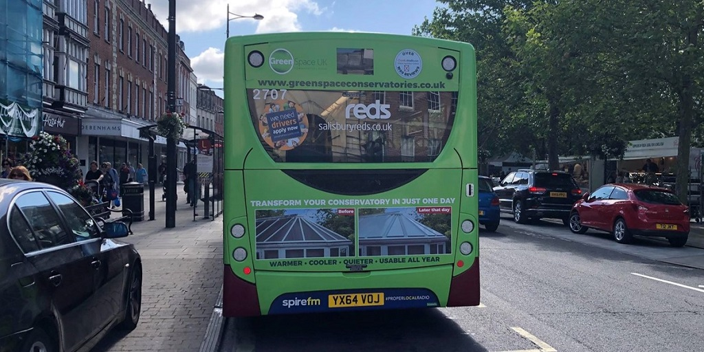 Advertise on our buses Salisbury Reds